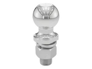 CURT 2" Trailer Ball - 1" x 2-1/8" Shank - 7,500 lbs. - Chrome