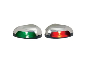 Perko Red/Green Horizontal Mount Side Light - Pair - Stainless Steel