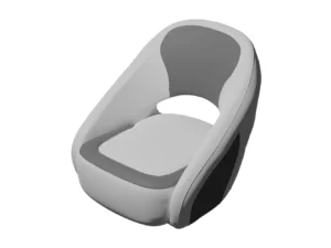 TACO Caladesi Smooth Bucket Seat - White/Grey