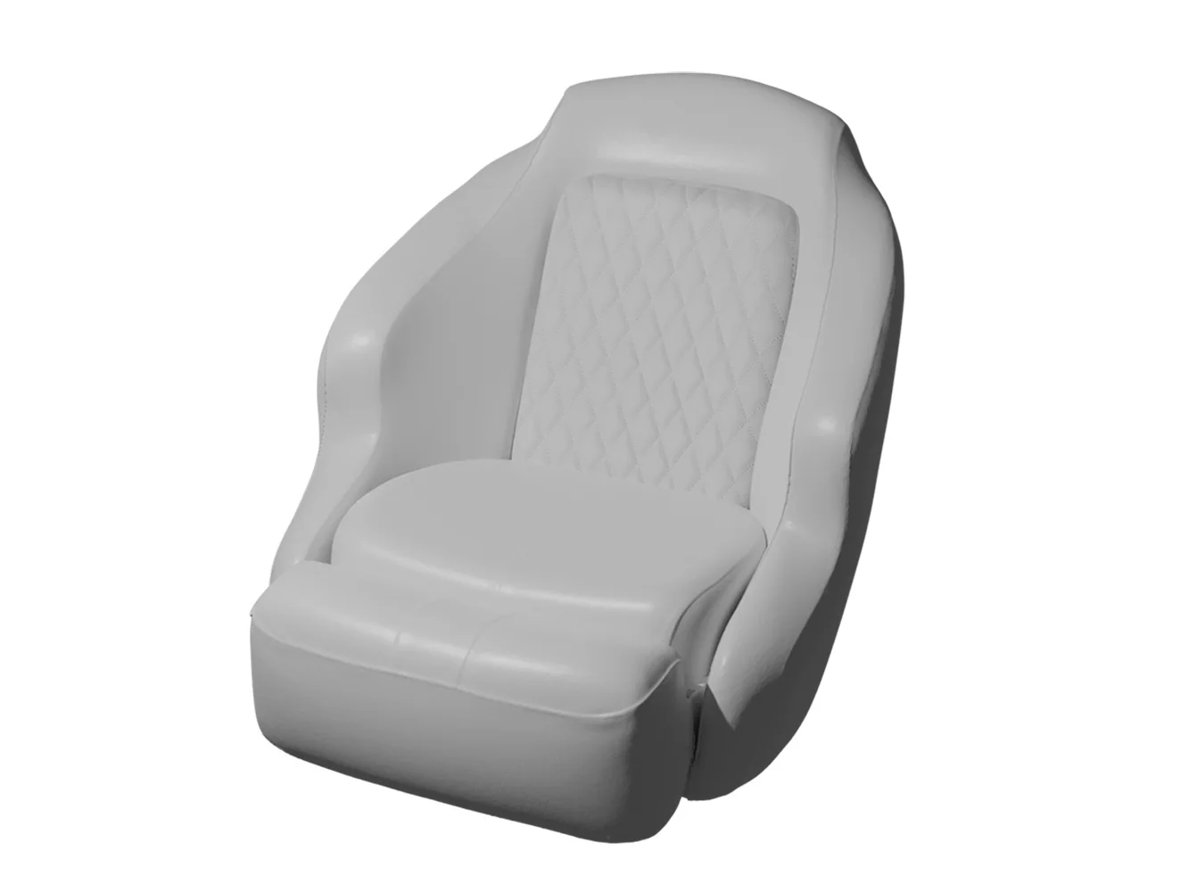 TACO Anclote Diamond Bucket Seat - White