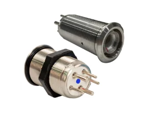 Bluewater 22mm Inrush Push Button Switch Off/On/On - Blue/Green/Red LED - Switch Body Only