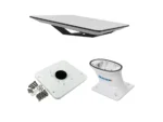 KVH Starlink Flat Panel Kit w/5" Seaview Pedestal Mount & ADASTLKA Starlink Top Plate