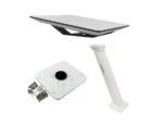KVH Starlink Flat Panel Kit w/24" Seaview Pedestal Mount & ADASTLKA Starlink Top Plate