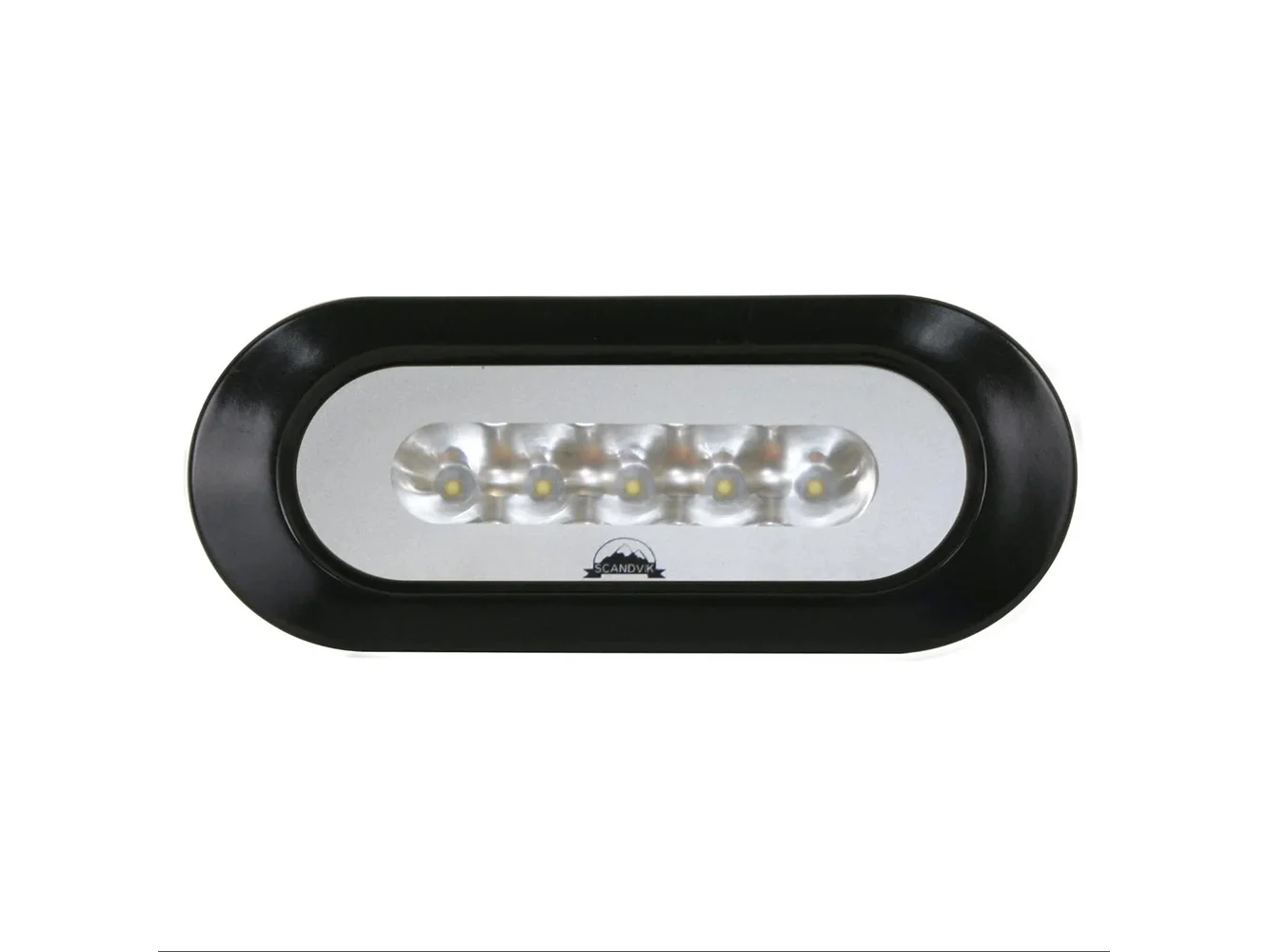 Scandvik Flush Mount Spreader Light - Black