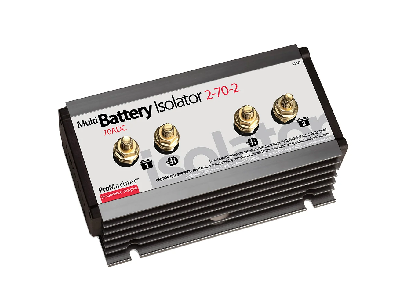 ProMariner Battery Isolator - 2 Alternator - 2 Battery - 70 AMP