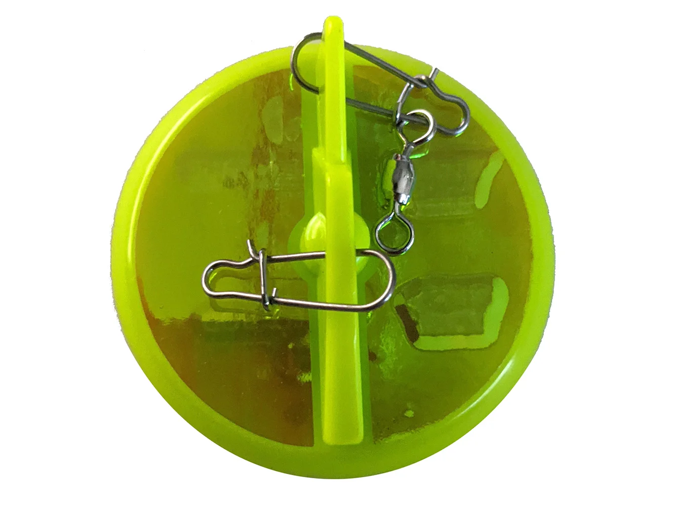 Luhr-Jensen 2-1/4" Dipsy Diver - Chartreuse/Silver Bottom Moon Jelly