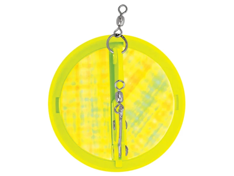 Luhr-Jensen 4-1/8" Dipsy Diver - Chartreuse/Silver Bottom Moon Jelly