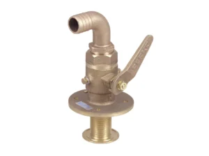 Perko 1-1/2" Seacock w/Curved Tail Piece