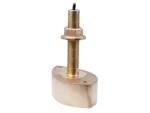 Echonautics Bronze Stem Thru-Hull CW Dual Frequency Transducer - 600W, 50/200kHz