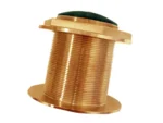 Echonautics Bronze Low-Profile Thru-Hull Medium-Frequency CHIRP Transducer - 1kW, 12° Tilt, 85-135kHz