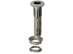 C.E. Smith 80 Series Screwless Flush Mount Rod Holder - 0 Degree - Stainless Steel - Cast Bottom - Black Liner