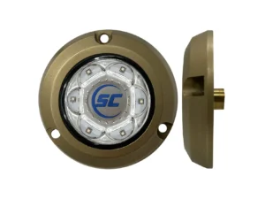 Shadow-Caster SC2 Series Bronze Surface Mount Underwater Light - Bimini Blue