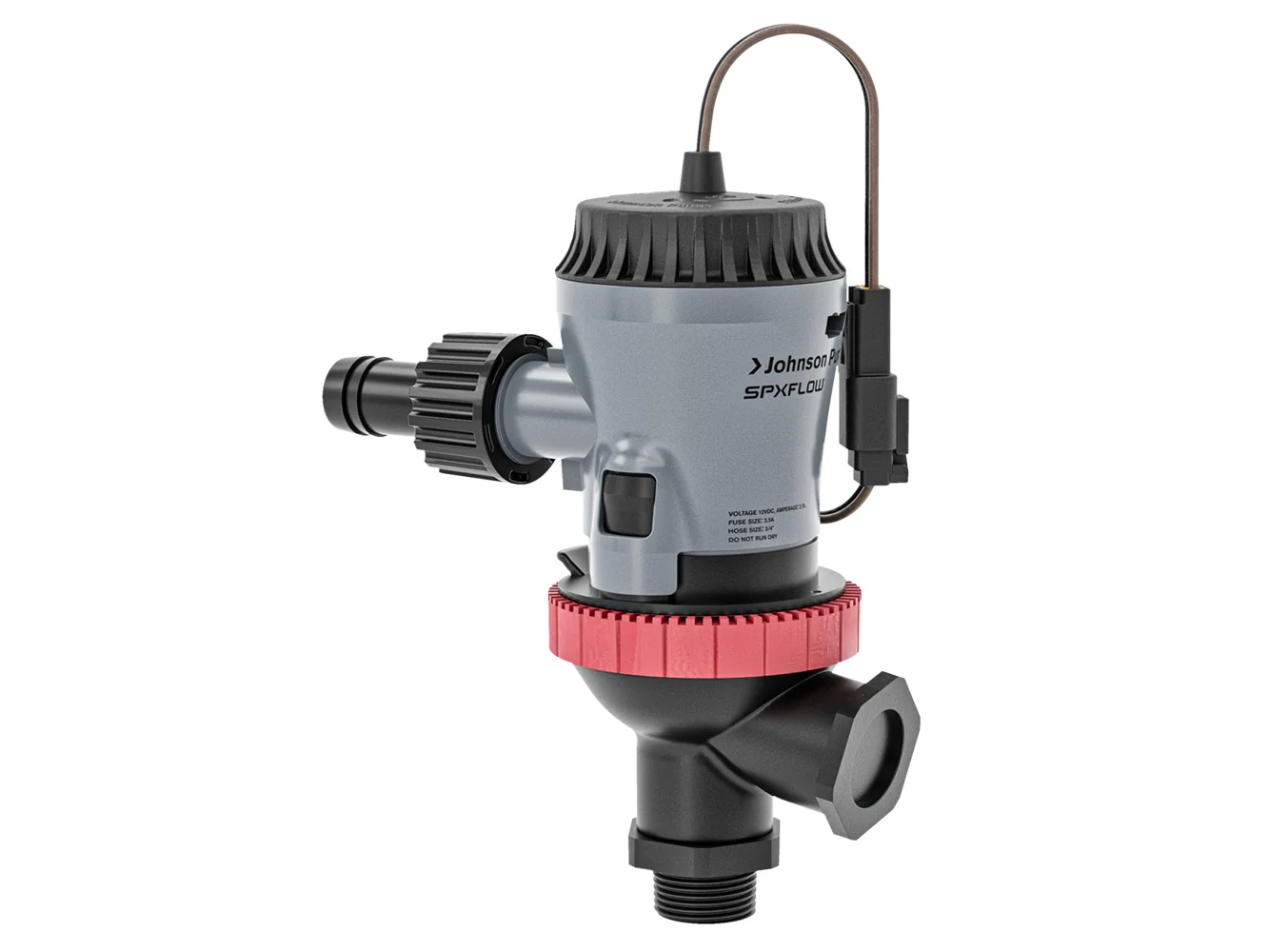 Johnson Pump Aqua O2 Twin Port 500 GPH Aerator Pump - Flex Mount - 12V