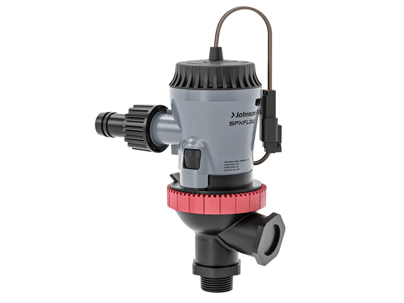 Johnson Pump Aqua O2 Twin Port 800 GPH Aerator Pump - Flex Mount - 12V
