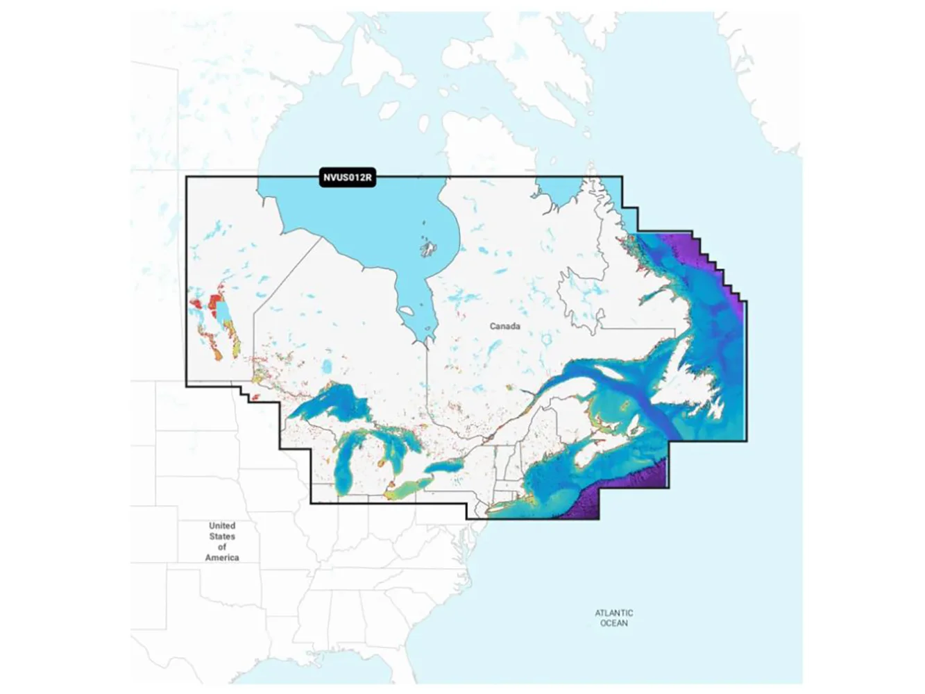 Garmin Navionics Vision+™ NVUS012R Canada, East & Great Lakes