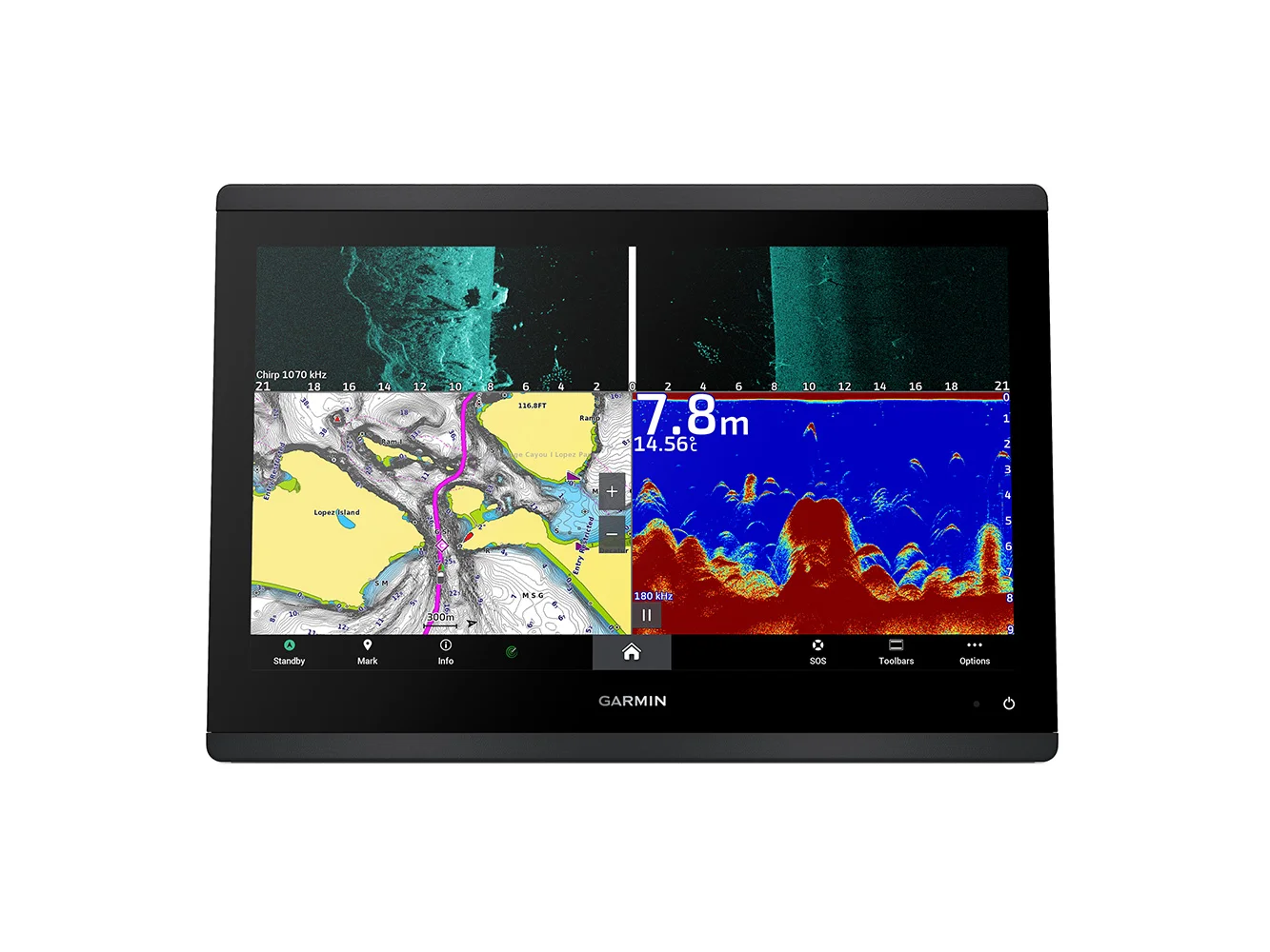 Garmin GPSMAP® 1623xsv Combo GPS/Fishfinder