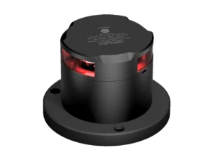 Lopolight 360-Degree Red Nav Light w/De-Icing Function - Black Housing