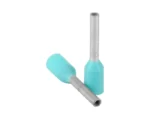 Pacer Turquoise 22-24 AWG Wire Ferrule - 6mm Length - 25 Pack