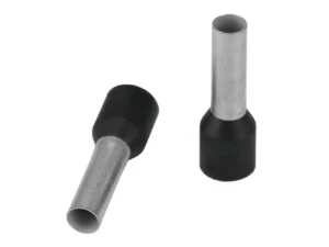 Pacer Black 10 AWG Wire Ferrule - 10mm Length - 25 Pack