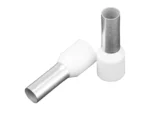 Pacer Ivory 8 AWG Wire Ferrule - 12mm Length - 10 Pack