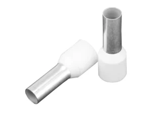 Pacer Ivory 8 AWG Wire Ferrule - 12mm Length - 10 Pack