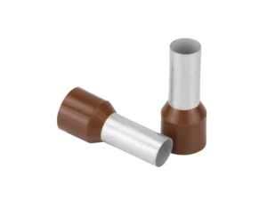 Pacer Brown 4 AWG Wire Ferrule - 16mm Length - 10 Pack