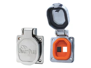 SmartPlug Data Port Case/Inlet Only - 316 SS Cover w/One Blank Plug & One Open Port