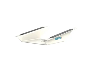 Seaview Aluminum 8° Wedge Base for Starlink Flat High-Performance Antenna - White