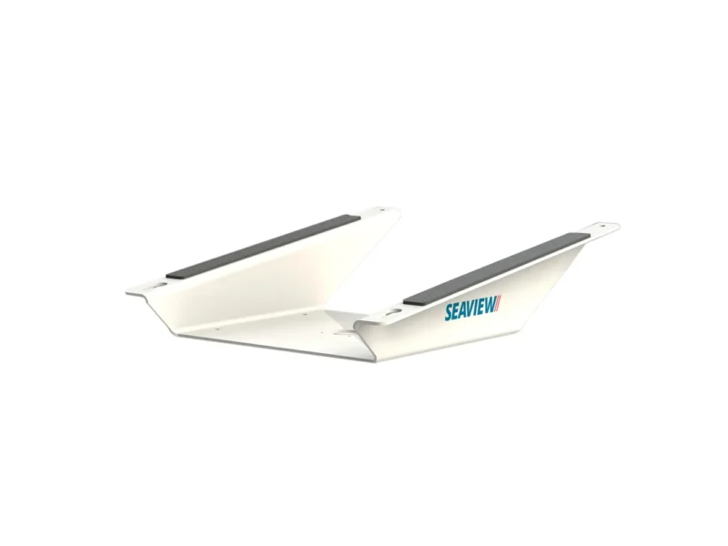 Seaview Aluminum 8° Wedge Base for Starlink Flat High-Performance Antenna - White