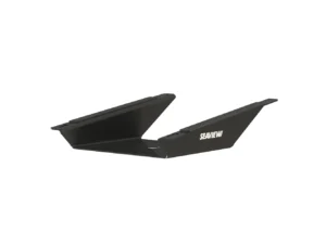 Seaview Aluminum 8° Wedge Base for Starlink Flat High-Performance Antenna - Black