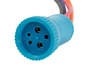 Bluewater 22mm Electronic Deutsch Connector w/4-Wire Pigtal - 4' Lead