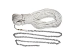 Lewmar Anchor Rode 15’ 5/16” G4 Chain w/300’ 1/2” Rope