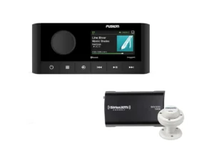 Fusion MS-RA210 2-Zone USB Stereo w/SiriusXM SXV300 Connect Tuner & Marine/RV Antenna