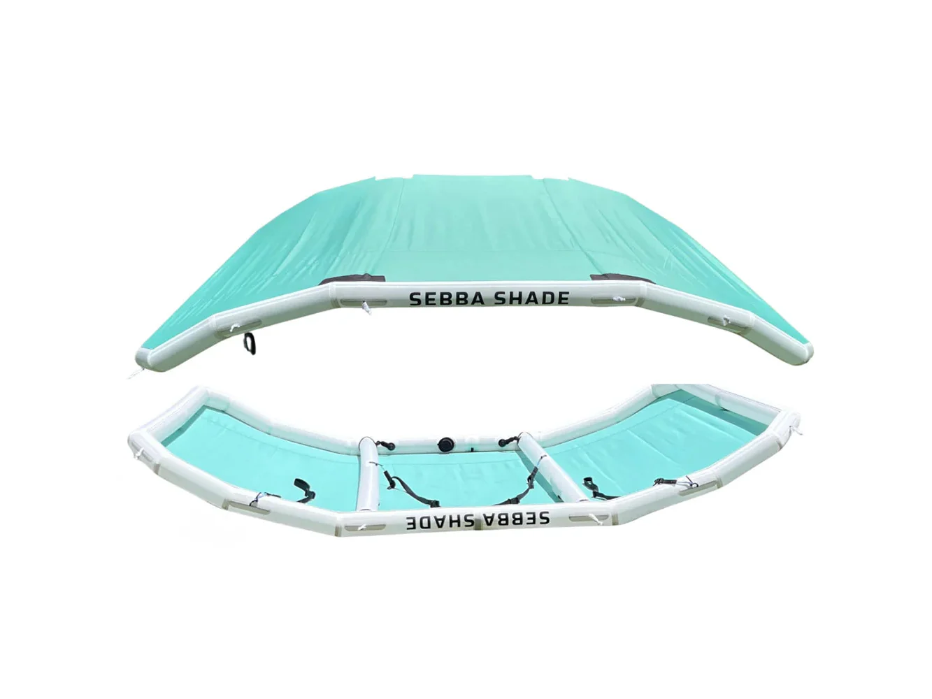 Sebba Shade 8 x 12 ft. Seafoam Sun Shade f/Boats 26'+