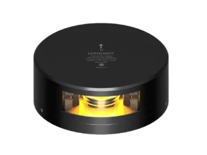 Lopolight Yellow Towing Light - 2NM - Black Housing w/FB Base