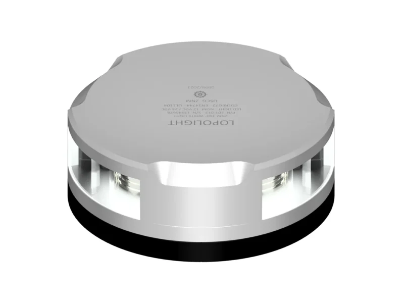 Lopolight Masthead/360-Degree Light - 2NM - Silver Housing w/FB Base