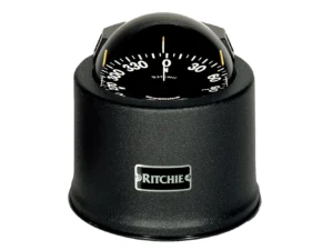 Ritchie SP-5-B GlobeMaster Compass - Pedestal Mount - Black - 5 Degree Card 12V