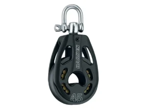 Harken 45mm Aluminum Black Magic Air Block w/Swivel