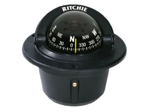 Ritchie F-50 Explorer Compass - Flush Mount - Black