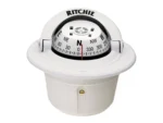 Ritchie F-50W Explorer Compass - Flush Mount - White