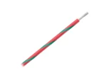 Pacer 14 AWG Gauge Striped Marine Wire 500' Spool - Red w/Green Stripe