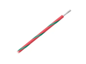 Pacer 14 AWG Gauge Striped Marine Wire 500' Spool - Red w/Green Stripe