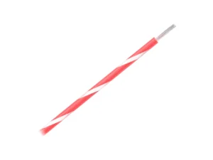 Pacer 16 AWG Gauge Striped Marine Wire 500' Spool - Red w/White Stripe