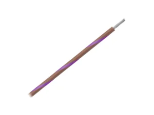 Pacer 16 AWG Gauge Striped Marine Wire 500' Spool - Brown w/Violet Stripe