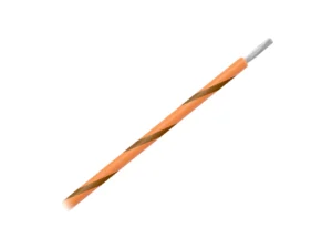 Pacer 14 AWG Gauge Striped Marine Wire 500' Spool - Orange w/Brown Stripe