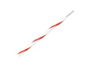 Pacer 14 AWG Gauge Striped Marine Wire 500' Spool - White w/Red Stripe