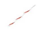 Pacer 16 AWG Gauge Striped Marine Wire 500' Spool - White w/Red Stripe