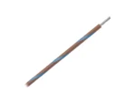 Pacer 16 AWG Gauge Striped Marine Wire 500' Spool - Brown w/Blue Stripe