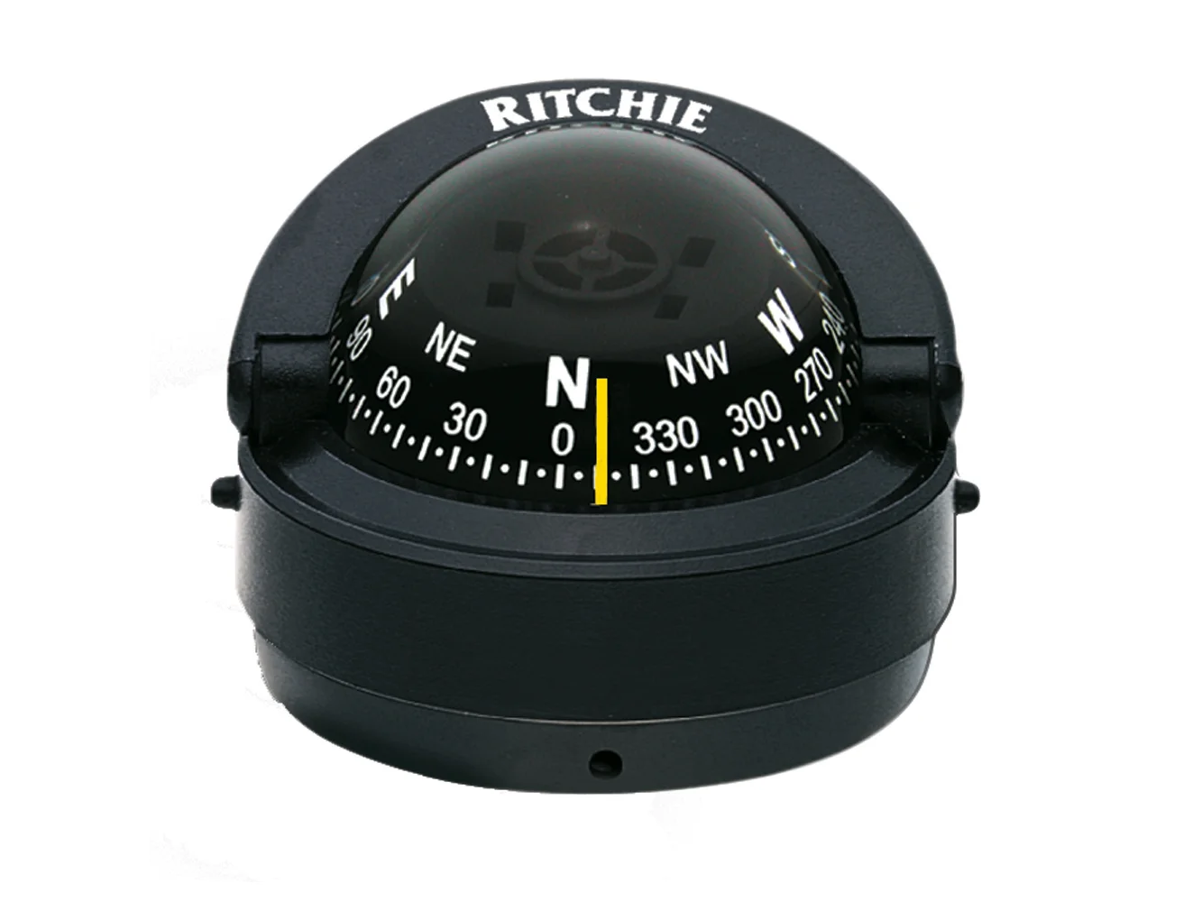 Ritchie S-53 Explorer Compass - Surface Mount - Black