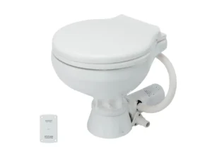 Johnson Pump Standard Electric Toilet - Compact Macerator Style - 24V